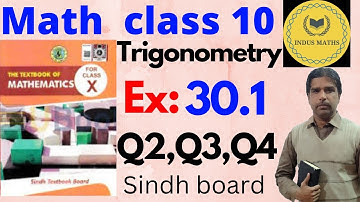 Exercise 30.1 Question 2,3,4 | Trigonometry, Degree To Minutes and Seconds | Class 10 math
