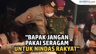 Bentak Polisi Saat Terjaring Sidak PPKM Darurat, Pedagang: Saya di Sini Cari Makan!