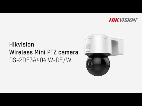 Hikvision Wireless Mini PTZ camera performance demo - DS-2DE3A404IW-DE/W
