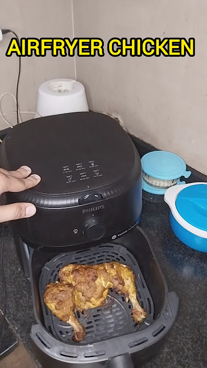 Viral* Zero Oil Chicken in Air Fryer🫣 #shorts #viralshorts #reels #trending #yt