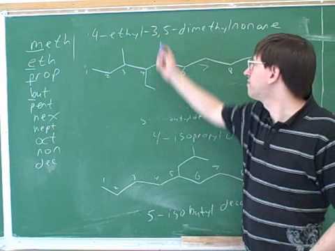 IUPAC alkane nomenclature (10)