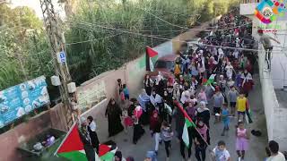 *مسيرة نسائية في مخيّم البص رفضًا لقرار وزير العمل في لبنان بحقِّ العامل الفلسطيني*