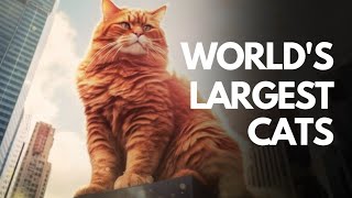 🌍 7 LARGEST and IMPRESSIVE breeds of domestic CATS!