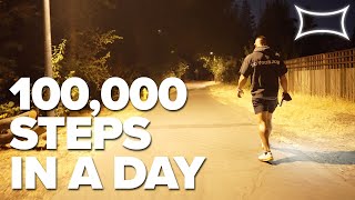 I Walked 100,000 Steps in One Day