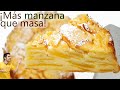 ¡MÁS MANZANA QUE MASA! 😍🥧😋 ¡TARTA de MANZANA SÚPER CREMOSA y MUY FÁCIL! 😍🥧😋 Receta # 634