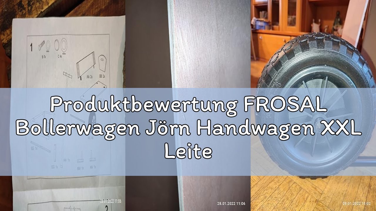 Produktbewertung FROSAL Bollerwagen Jörn Handwagen XXL Leiterwagen Transportwagen groß aus Holz
