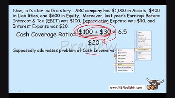 Financial Leverage Ratios Explained and Super Simplified (Preview) - FULL video at MBAbullshit.com