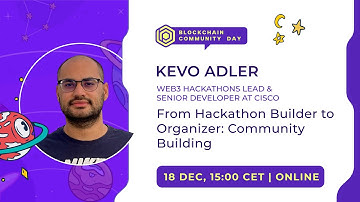 From Hackathon Builder to Organizer - Brown Bag Session