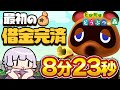 【RTA解説コメ付き】とびだせ どうぶつの森 - 最初の借金返済 8分23秒【ボイスロイド実況】