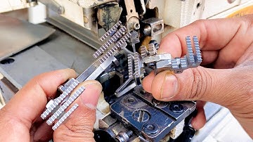 Feed-Dog Changing & Complete Setting Overlock|Overlock Machine Danral Tabdeel Karne Ka Tariqa