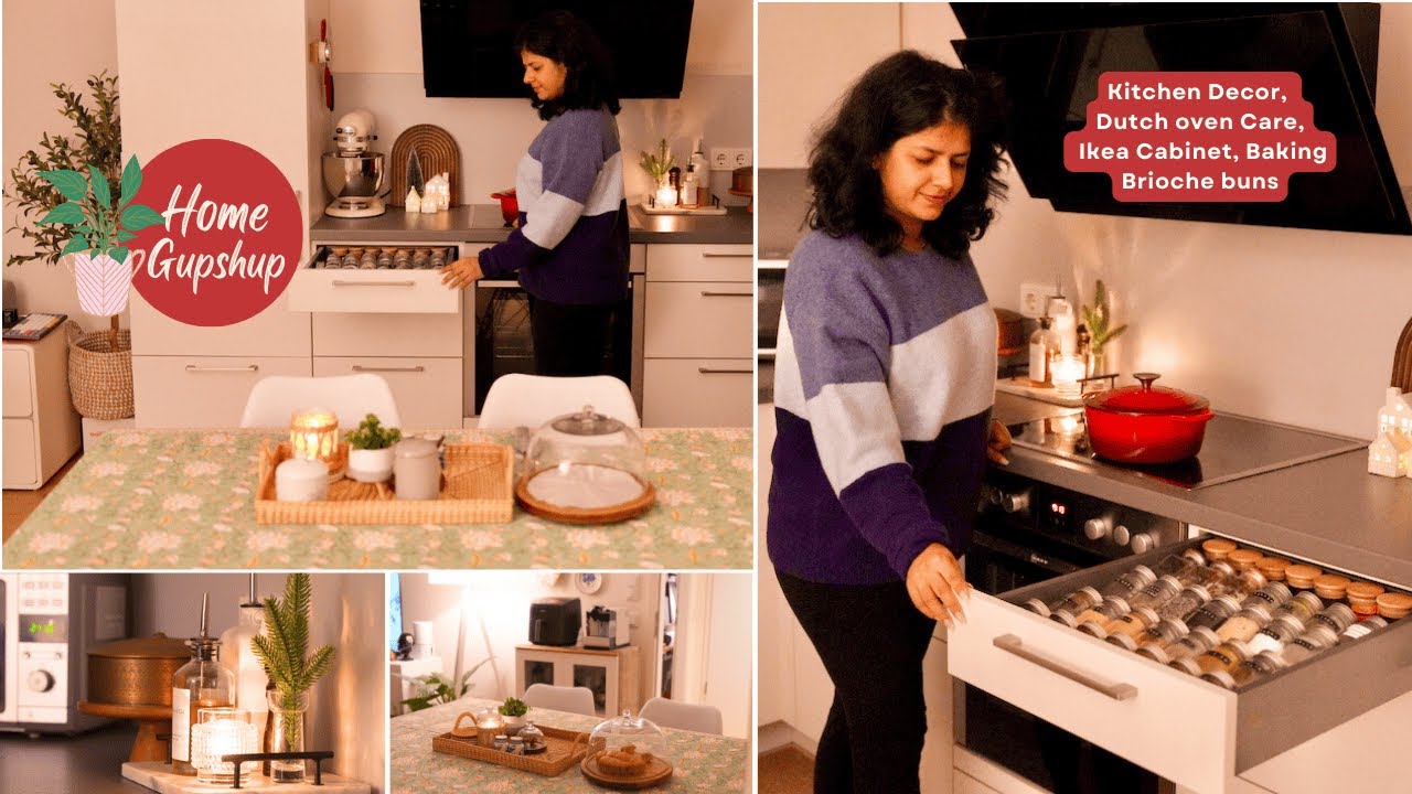 Indian KITCHEN DECOR IDEAS | Dutch ovens, Ikea cabinet, SPICE DRAWER | Home Gupshup
