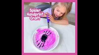 Spider Handprint Craft
