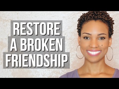 Video: How To Restore Friendship