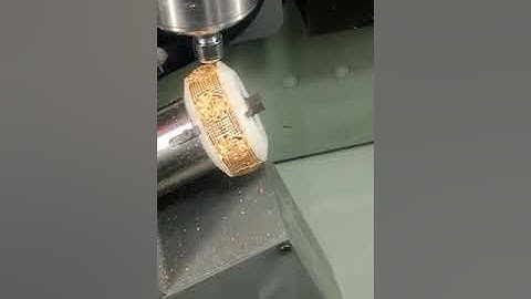 cnc machine job work #cncprogrammingtraining #cncoperator #cncprogrammer #gold #cncmachine #follow