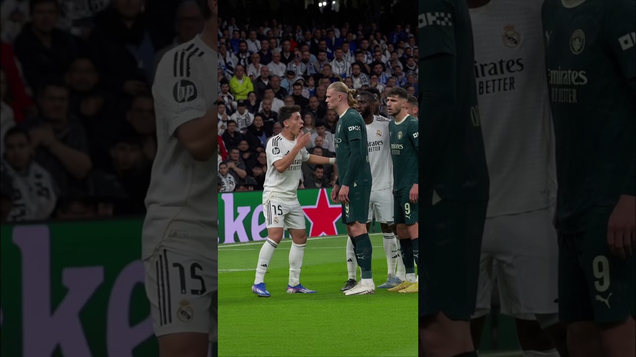 🤣 Haaland Osurdu, Arda Güler Çıldırdı! 😂 "Leş mi Yedin Lan?" | AI Futbol #shorts
