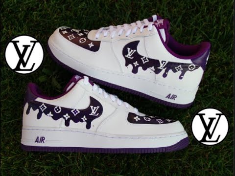 Custom Louis Vuitton Drip Air Force 1