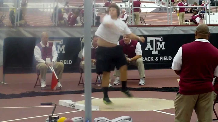 Matthew Oubre Texas A&M Indoor Classic 2012 Throw #2