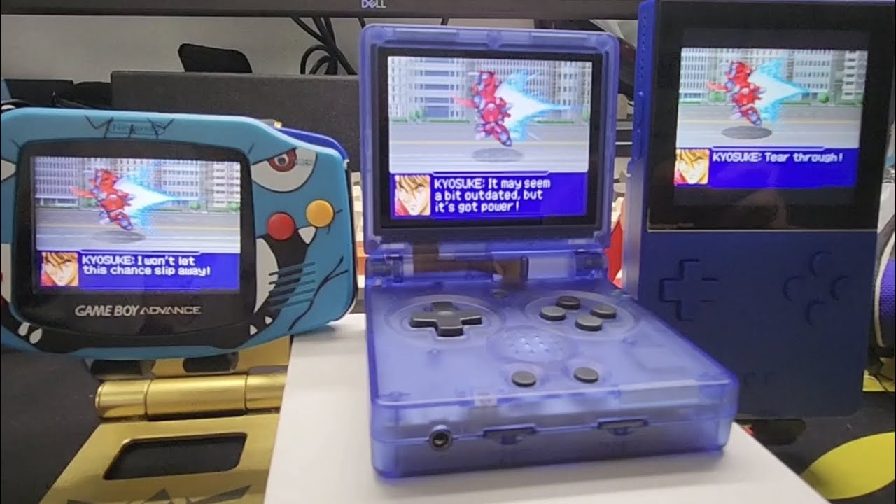 Anbernic RG35xx vs Analogue Pocket and GBA LCD mod sound and speaker