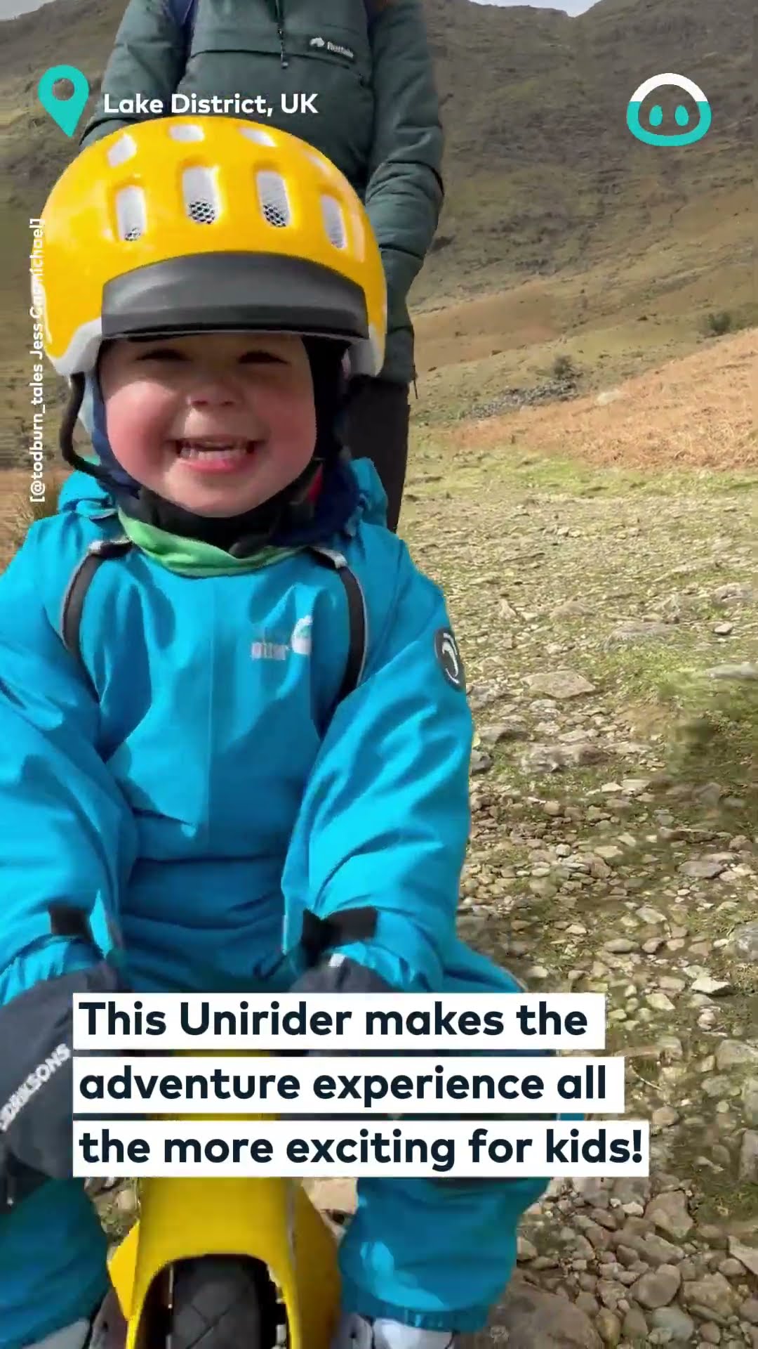 Toddler Rides on Adventure Unirider || ViralHog