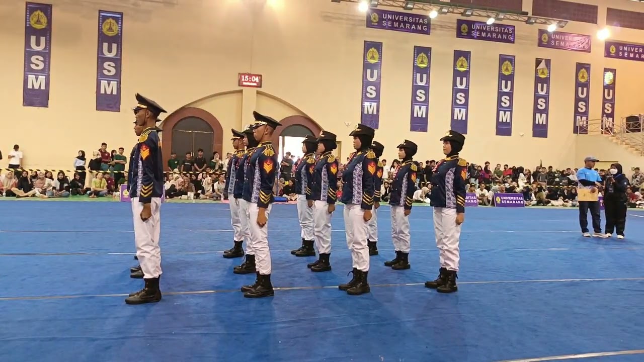 PASKIBRA SMA N 3 PEKALONGAN (B) dalam LKBB GAP 8 (GERAKAN AKSI PASKIBRA) USM 2024