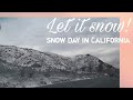 SNOW DAY IN CALIFORNIA | TAKE A TRIP WITH US |