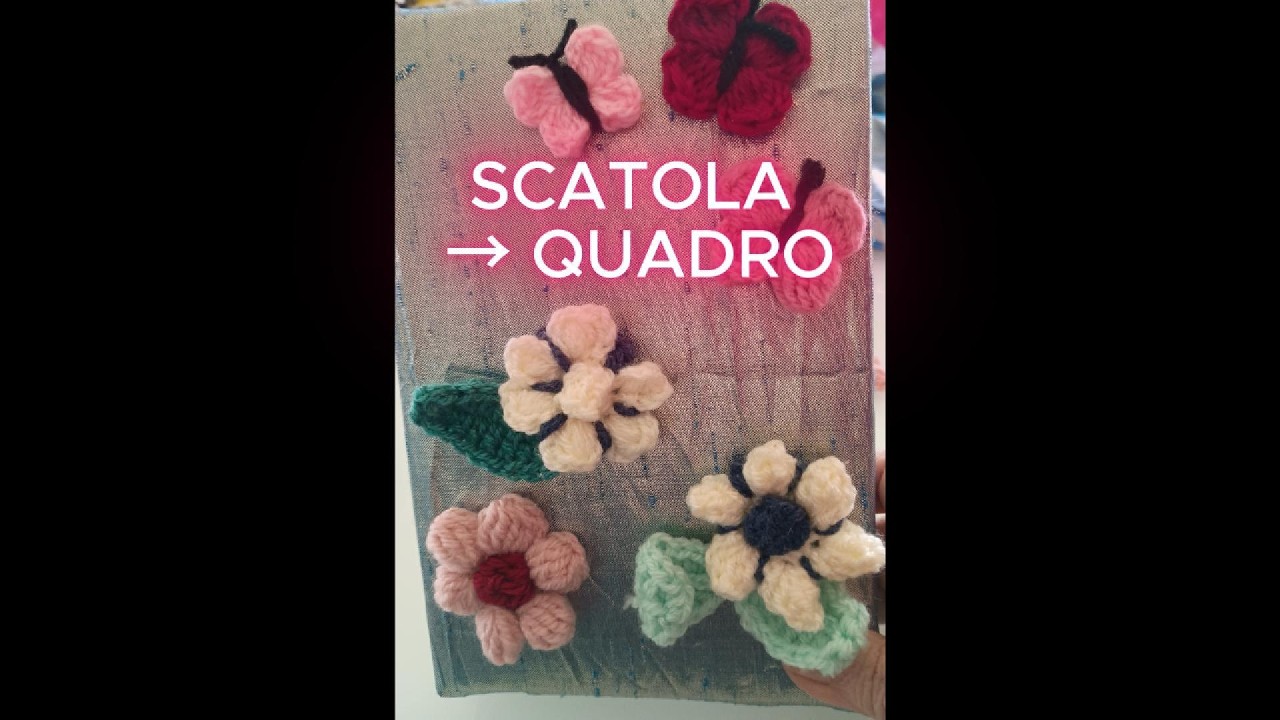 Come creare un quadro tessile con applicazioni - Base canvas con scatola di cartone
