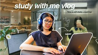 productive study vlog 📚🪴(unboxing new tablet, uni work)