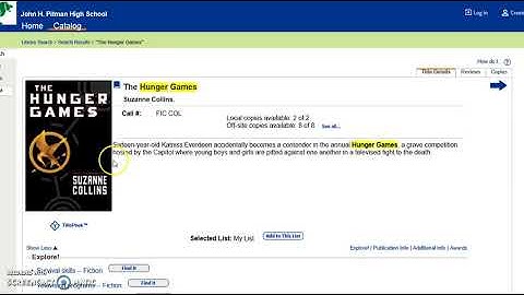 Introduction to the Library Catalog