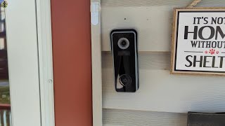 MUBVIEW Wireless Doorbell Camera with Chime, WiFi Video Doorbell Camera with Voice Chager