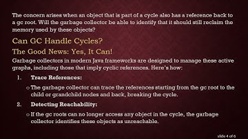 Can Garbage Collection Effectively Handle Cycles in Java?
