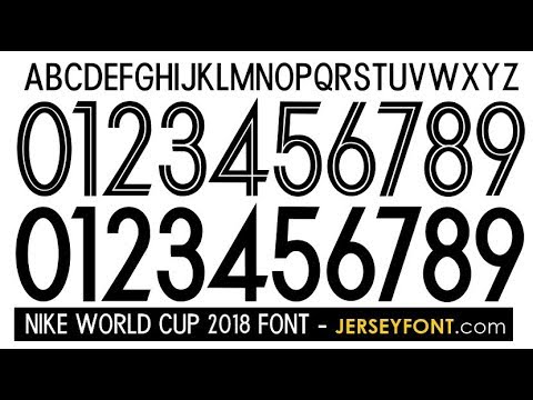 font nike world cup 2018 ttf