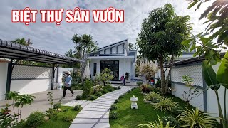 Biệt Thự Sân Vườn Đẹp Nao Lòng Tại Bến Tre Với Thiết Kế Hiện Đại Nội Thất Cao Cấp