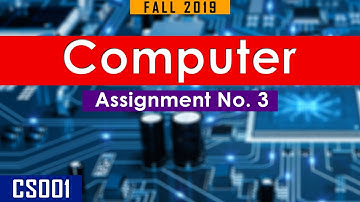 Q2| Assignment 3 | Computer Proficiency License | Virtual University | By SYED I.T SOLUTIONS © |