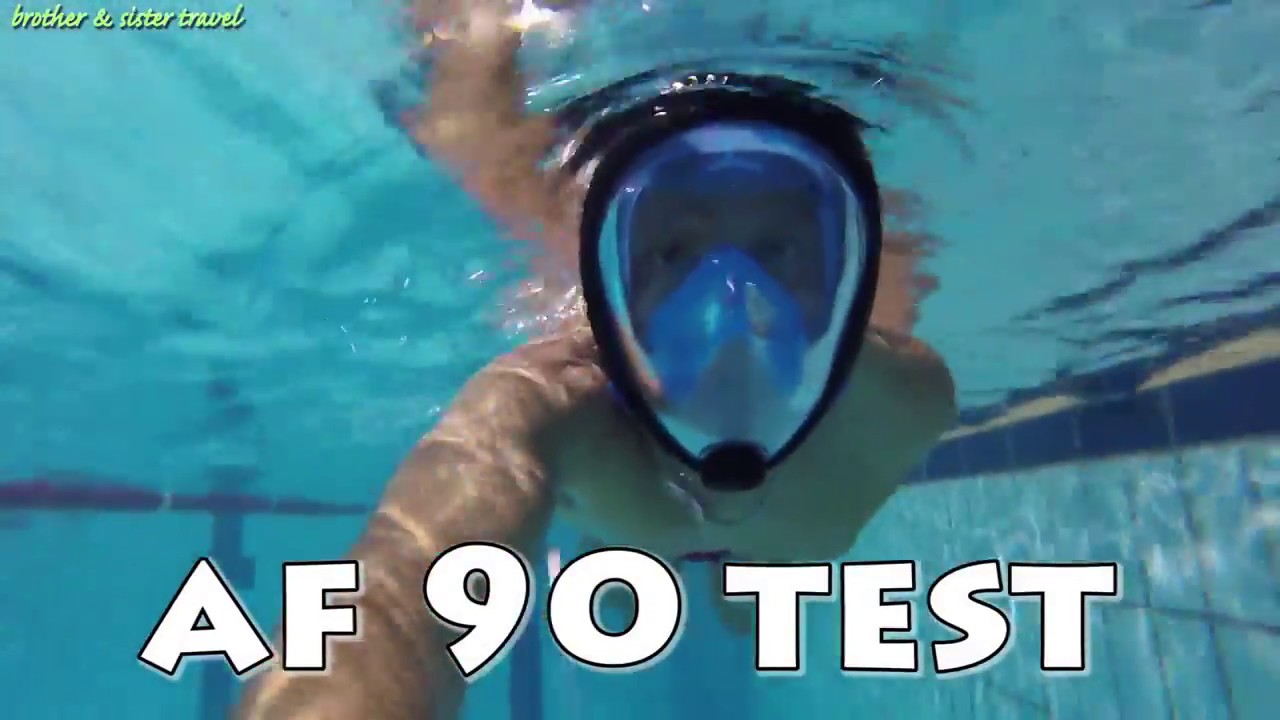 SEABEAST AF90 anti fog mask to snorkel and swim FULL REVIEW & TRY ON ...