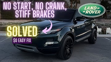 NO START, JUST CLICKING NOISE | RANGE ROVER EVOQUE 2013 (SOLVED)
