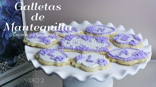 MESA DE POSTRES SOFIA THE FIRST( Galletas de mantequilla decoración royal icing)