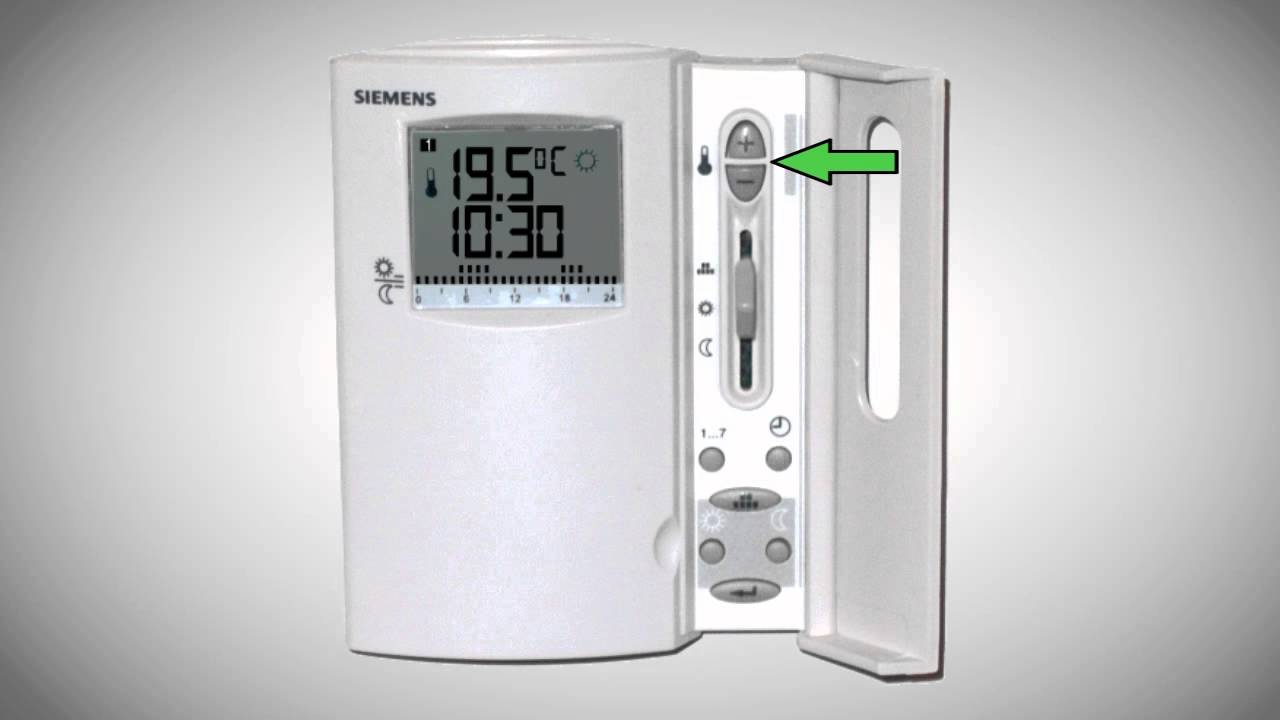 Thermostat Siemens Mode Demploi Unixpaint