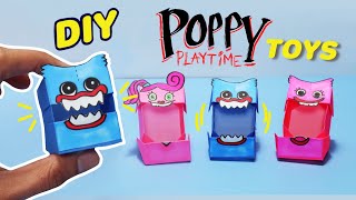 How to Make Poppy Playtime 2 Paper Toys that the Mouths Can Movable!
