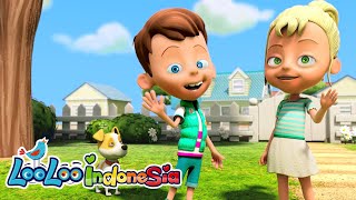 Lagu Kepala, pundak lutut & kaki + Potong Rambut Pertama Johny | Cerita Anak | Bahasa Indonesia