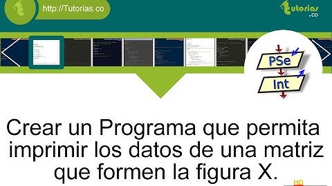 arreglos – pSeint (imprimir diagonales figura X)