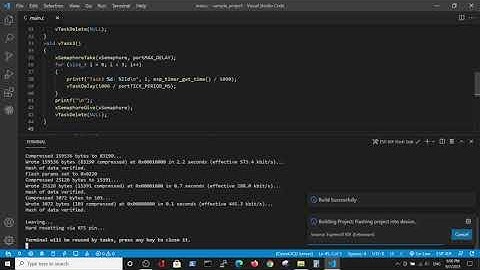 Tasks X3 with mutex semaphore - FreeRTOS ESP IDF for esp32