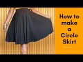How to make a full circle skirt | UK #docircleskirts #patterncircleskirt