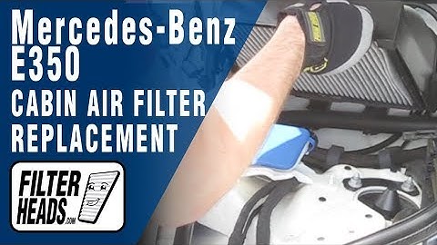 How to Replace Cabin Air Filter 2008 Mercedes-Benz E350 | AQ1178C