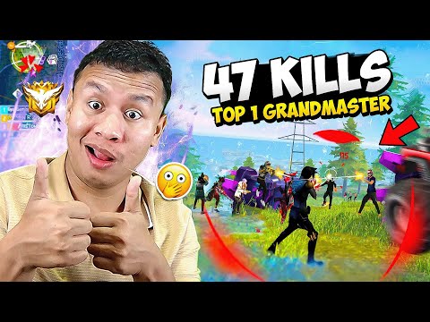 47 Kills in Top 1 Grandmaster with @GyanGaming @TgrNrz & @UnGraduateGamer 😱 Tonde Gamer