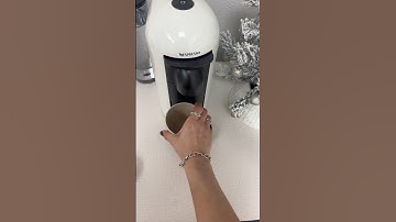 Morning coffee asmr 🤍 sooo glad I bought this nespresso for work! #asmr #coffee #aesthetic