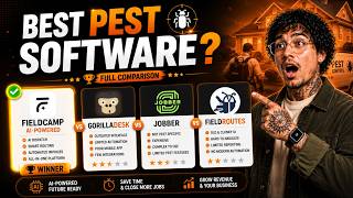 FieldCamp vs GorillaDesk vs Jobber vs FieldRoutes: Best Pest Control Software in 2026