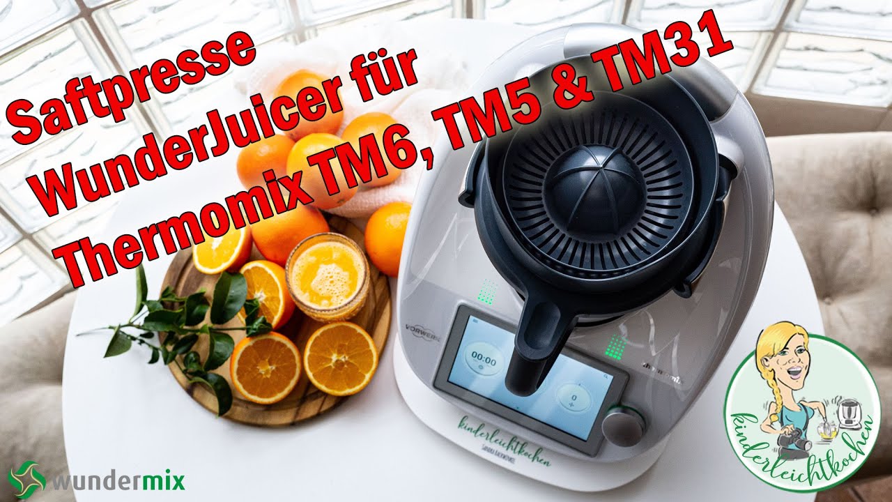 Mixcover Entsafter Mixcover Saftpresse für Thermomix TM6/TM5, für