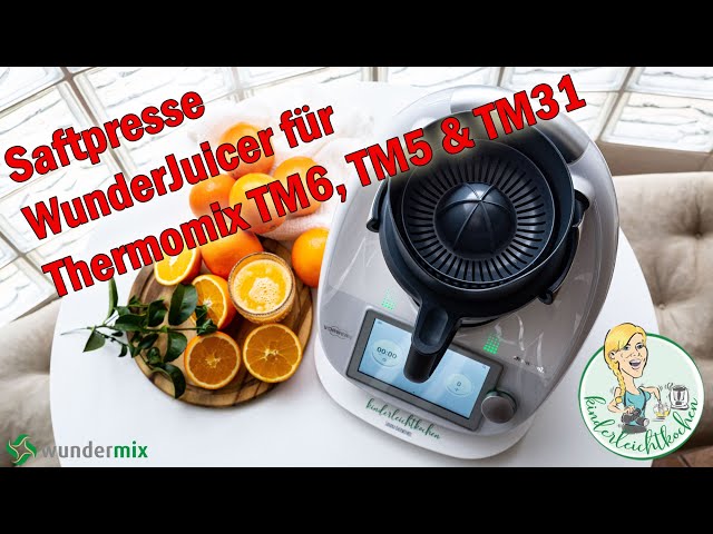 Mixcover Entsafter Mixcover Saftpresse für Thermomix TM6/TM5, für