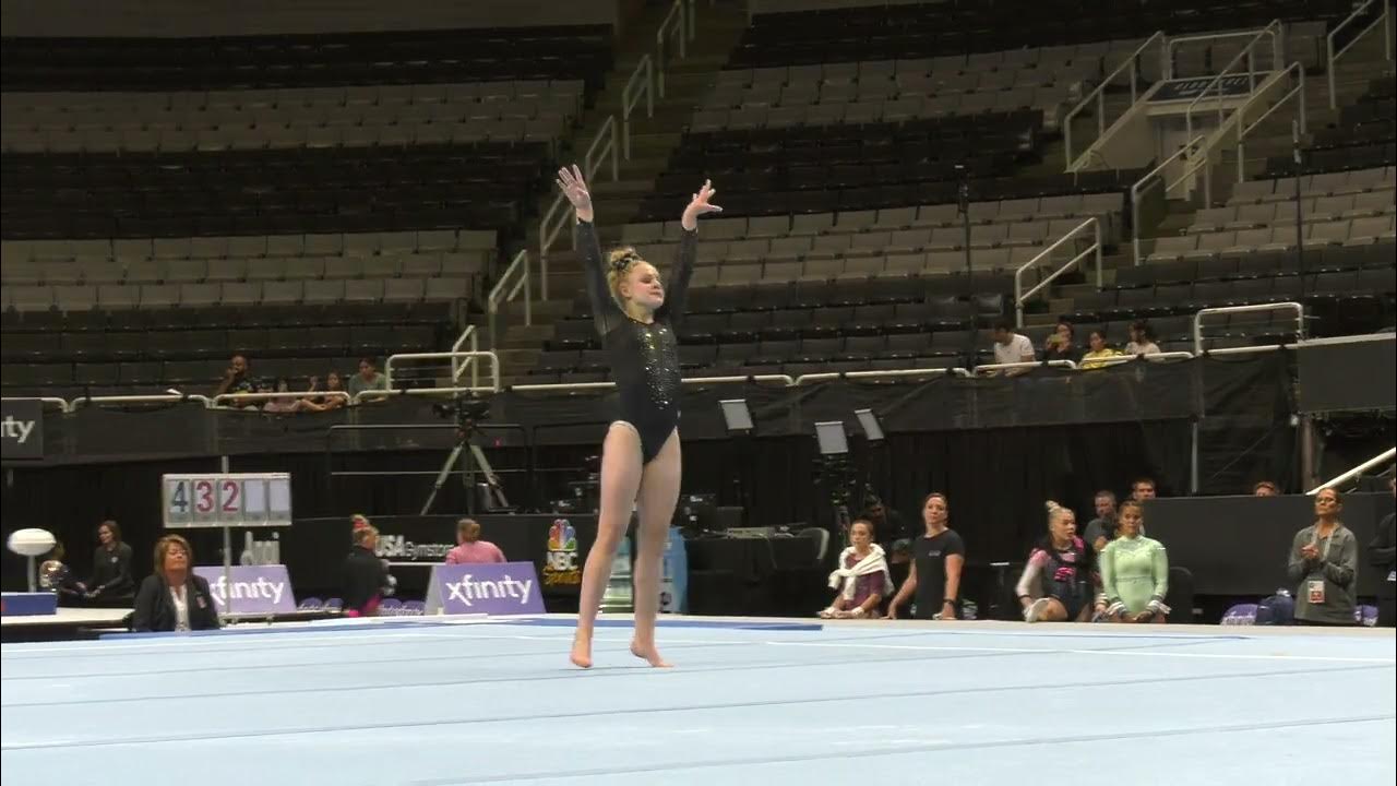 Ella Kate Parker Floor Exercise 2023 Xfinity U.S. Championships