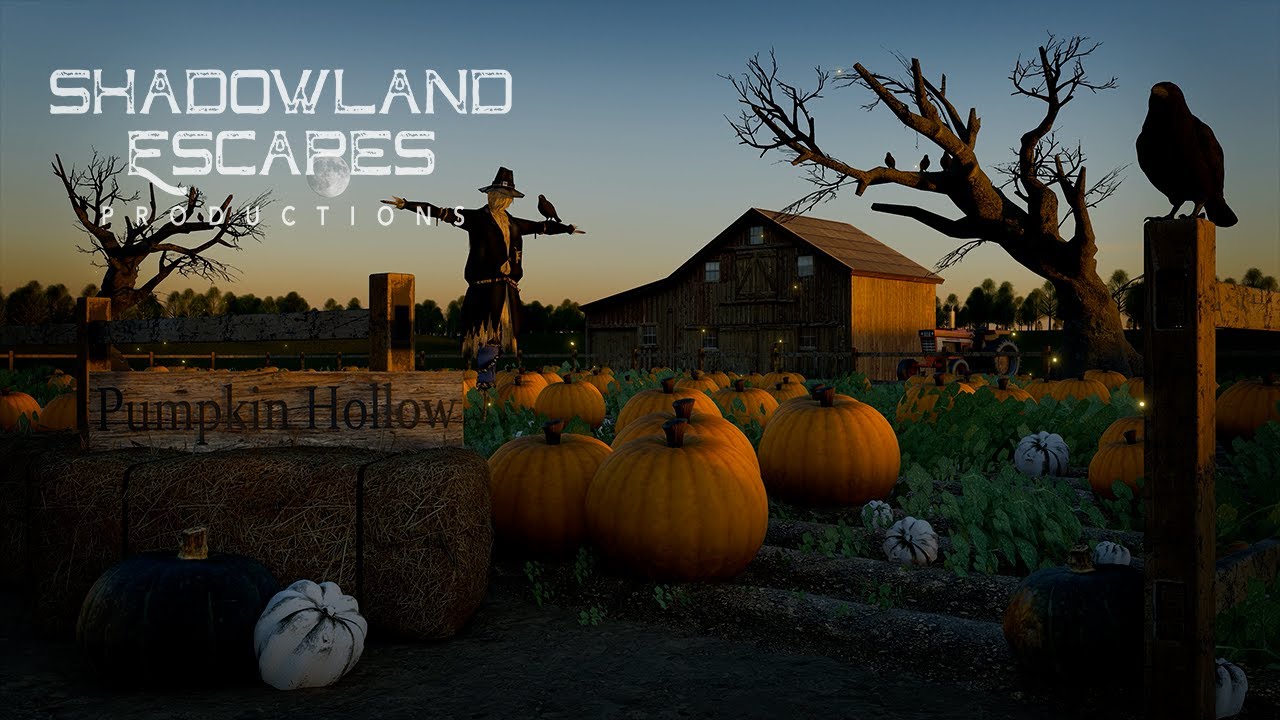 Pumpkin Hollow: Spooky Pumpkin Patch Ambience At Sunset #spooky # ...